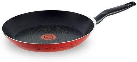 Tefal Essential Chef de France Frying Pan, Red Thumbnail