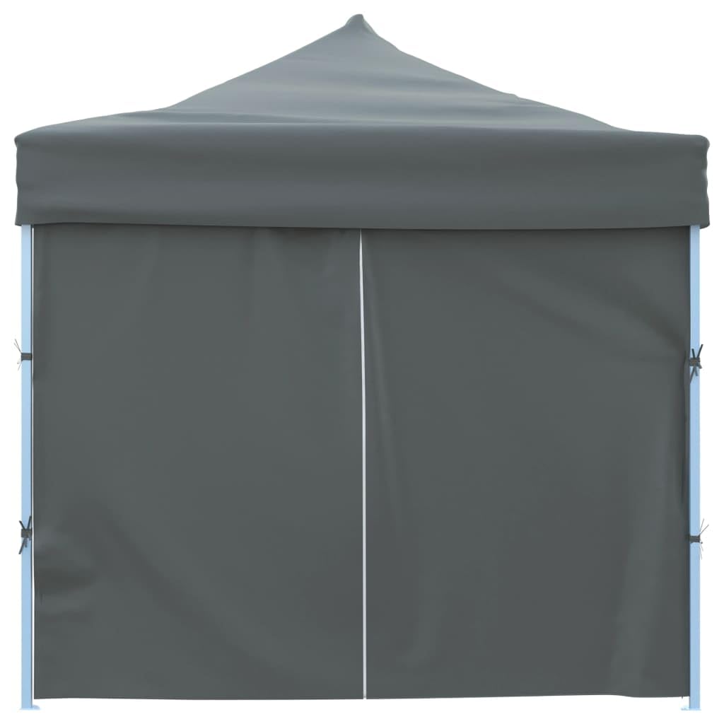 Namiot Pop-Up Składany 8 ścian Antracyt 870x291x315 cm | Markiza oksfordzka z powłoką PCV, odporna na rdzę stalowa rama, idealna na imprezy plenerowe