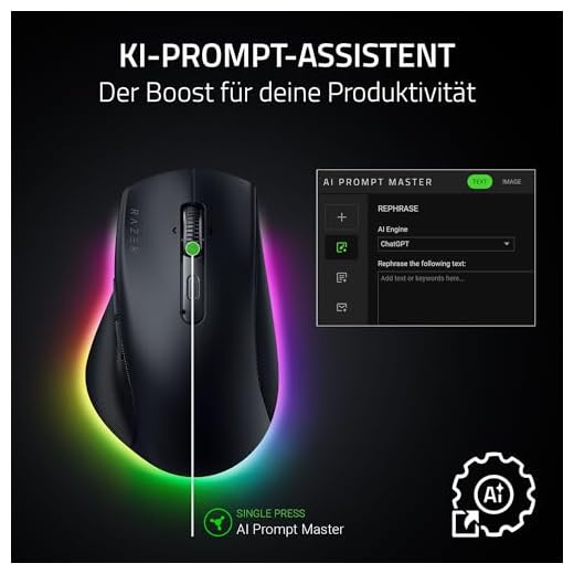 Razer Pro Click V2 Kabellose ergonomische Maus