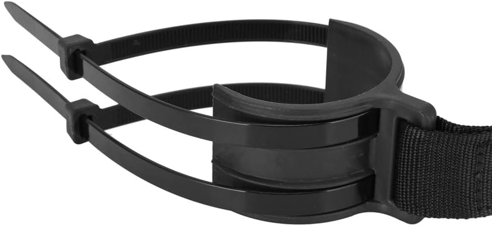Dirt Bike Front Rear Rescue Strap with Grab Handle Pull Drag Belt Adjustment Universal for Motorcycle Pit Bike Off Road Motocross Black