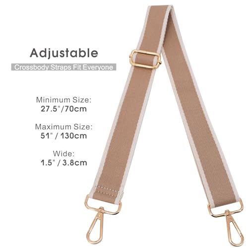 Image of Replacement Purse Strap Shoulder Strap Adjustable Crossbody Strap for Women Crossbody Wide Shoulder Bag