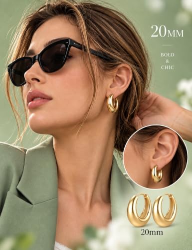 9 Pairs Small Gold Earrings - image 3