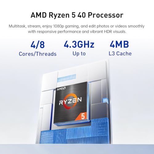 Image of HP OmniBook 3 16 inch 2K IPS Touchscreen Laptop, AMD Ryzen 5 40 CPU, 256GB SSD | Advanced AI Noise Reduction, Numeric Keypad, Microsoft Copilot Key, Webcam w / Shutter, Windows 11 Pro, Glacier Silver