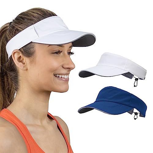 Chapeau de soleil pour femme TrailHeads en tissu recyclé pour la course et le tennis