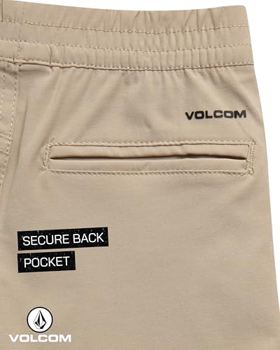 Image of Volcom Toddler Baby Boy Shorts Set - 2 Piece Short Sleeve Graphic Tees and Tech Stretch Shorts for Boys Infant Summer Clothes