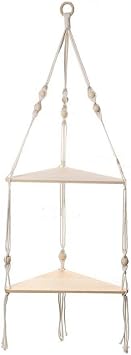 Cat Hammock, Handwoven Cotton Rope and Wooden Planks, Suitable for Small Cats, Indoor and Outdoor Use, Decoration and Climbing Frame