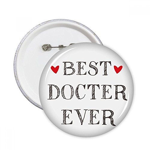 Badge bouton Meilleur médecin jamais de 5 pièces multicolores XXL