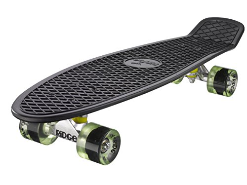 Ridge Retro 27 Skateboard, Unisex, Negro, 69 cm