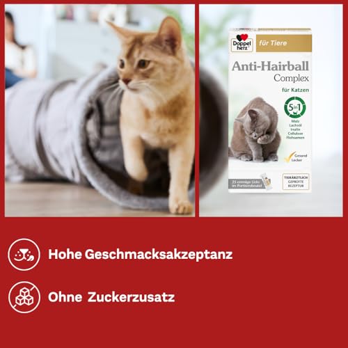 Doppelherz für Tiere Anti-Hairball Complex für Katzen – Ansicht 4