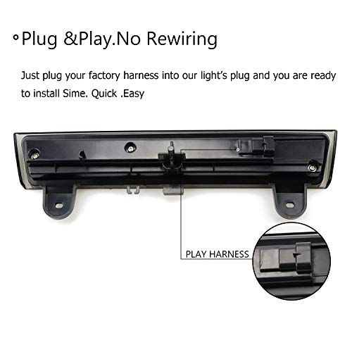 Petmigo Led Third 3Rd Brake Light Center High Mount Stop Light Lamp Replacement For 2000-2006 Gmc Yukon Xl 1500 2500/ Chevy Suburban Tahoe/Chevrolet Suburban 1500 2500 (Smoked Lens) #TOP4