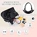 Imagen de MayBlosom Bolso Mujer Bolso Bandolera Mujer de Cuero PU con Correa Desmontable Bolso Mujer Grande con Bolsillo Trasero para Diario Compras Trabajo
