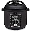 Instant Pot Pro 10-in-1 Pressure Cooker, Slow Cooker, Rice/Grain Cooker, Steamer, Saute, Sous Vide, Yogurt Maker, Sterilizer, and Warmer, Includes App With Over 800 Recipes, Black, 6 Quart