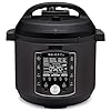 Instant Pot Pro 10-in-1 Pressure Cooker, Slow Cooker, Rice/Grain Cooker, Steamer, Sauté, Sous Vide, Yogurt Maker, Sterilizer, and Warmer, Includes App With Over 800 Recipes, Black, 6 Quart
