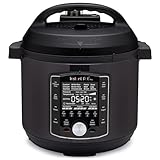 Instant Pot Pro 10-in-1 Pressure Cooker, Slow Cooker, Rice/Grain Cooker, Steamer, Sauté, Sous Vide, Yogurt Maker, Sterilizer, and Warmer, Includes App With Over 800 Recipes, Black, 6 Quart