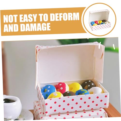 IWOWHERO Mini Dessert Model Fake Donut Decor Decorative Food Prop for DIY Projects Creative Home Adornments