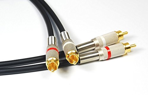 Amazon | RCAケーブル【 モガミ2534-黒 使用 】1.5ft (46cm) 【赤白