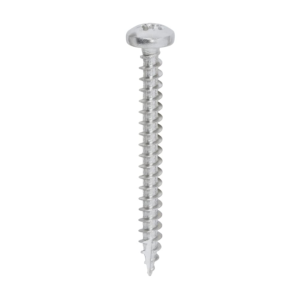 Timco Green 40040Clapss Classic Multi-Purpose Screws - Pz - Pan Head - A2 Stainless Steel 4.0 X 40 Box 200