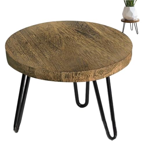 Tabouret pour plantes de 10 pouces en bois rustique