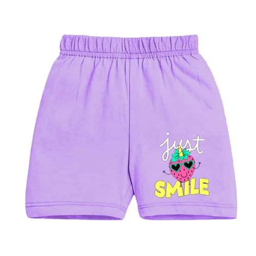 Image of Kuchipoo Girls Regular Fit Cotton Shorts - Pack of 5