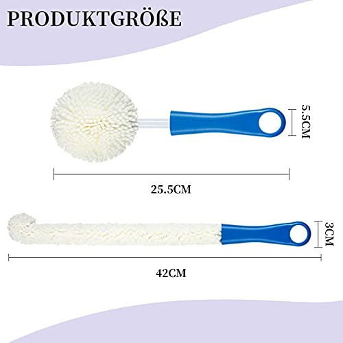 MOSNOW Shisha Reinigungsset, 5er Set Shisha Bowl Bürste Reinigungset Bürsten Set, zur Reinigung von Wasserleitungen… – Bild 3