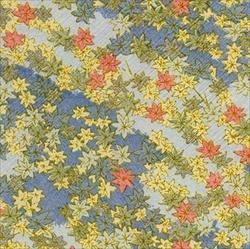 Pastel Leaves on Blue Clouds - 25