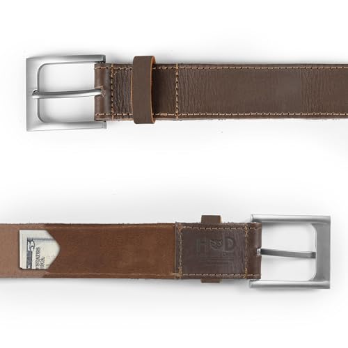 Hide & Drink, Classic Belt with Hidden Pocket for Men, Bachelor Accessories, Full Grain Leather, Handmade4
