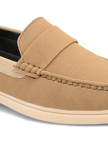 Image of Prolific Men's Slip-On Super Cushioned Loafer Shoes|Stylish & Comfortable with Soft Cushioned Insole