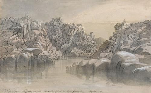 Art tableau River Pass Edward Lear pour remplacer les posters bas de gamme par de la toile