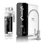 Frizzlife RO Reverse Osmosis Water Filtration System - 600 GPD High Flow, Tankless, Reduce TDS, Compact, Alkaline Mineral PH, 2:1 Drain Ratio, USA Tech Support, PD600-TAM3