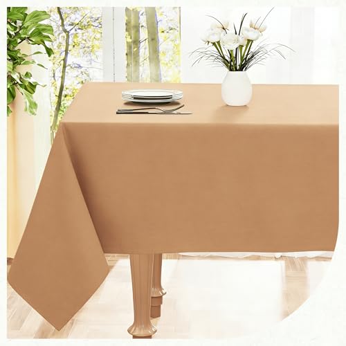 Nappe polyester 105x125 imperméable nappe lavable rectangulaire pour événement mariage