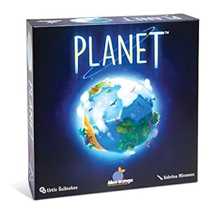 Blue Orange Games Planet Board Game – Award Winning Kids, Family or Adult Strategy 3D Board Game for 2 to 4 Players. Recommended for Ages 8 & Up.