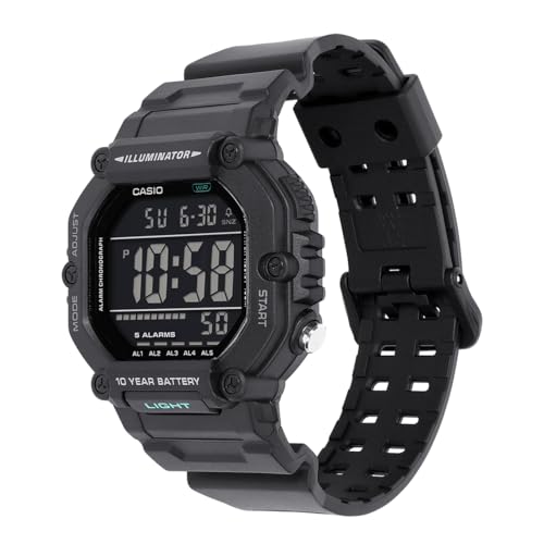 Image of Casio AE-1600HX-1BVDF Digital Black Watch Unisex (D437)