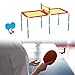 Garende Tabletop Table Tennis Sport Toy 2 Balls Easy Assembly Family Games Ping Pong Table Tennis Game for Children Preschool