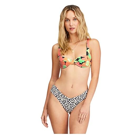 Billabong Women's Standard Pretty Daze Underwire Bikini Top, Multi, Medium