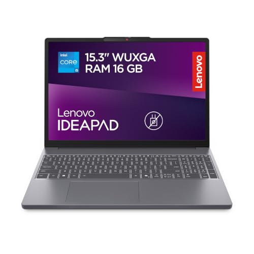Lenovo IdeaPad Slim 3 Notebook 15" IPS (1920x1200) Intel Core i5-13420H, 16GB RAM DDR5, 512GB SSD, WiFi 6, Windows 11 Home, Laptop Sottile per Lavoro, Studio e Multitasking - Caricatore non incluso