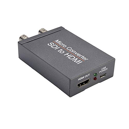 Yongluo Conversor Micro SDI NK-M008 SDI para HDMI/SDI para SDI 2 Saída de rotas Mini HD 1080P Conver