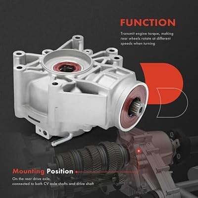 A-Premium Rear Differential Assembly Compatible with Can-Am Commander 800R 1000 2013, Maverick 1000R 2014, Outlander 1000R 450 570 650, Outlander Max 1000R 450 570 650, Renegade 1000R 650