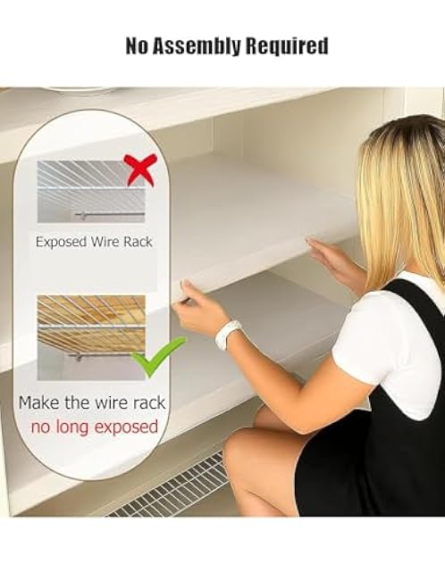 5 Pack Wire Rack Covers for Shelves,Imitation Wood-Look Wire Shelf Cover,Shelf Liner for Kitchen Bathroom Office Shelving(Light Brown,100x40cm/39x16in)