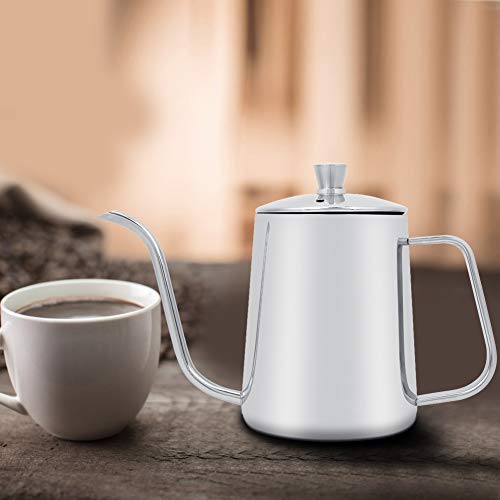 Hervidor de cuello de cisne en acero inoxidable duradero para baristas 4