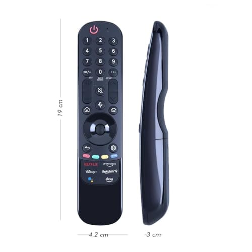 Image of KPDP Original MR22GA & MR21GA for LG. Magic Remote with Pointer and Voice Function Replacement for LG. Smart TV Remote Control. AKB76039908 & AKB76036207 | Compatible..., Black