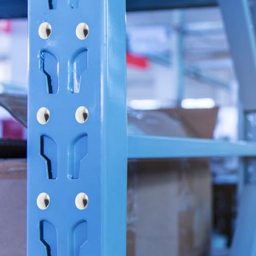 ULTECHNOVO Sicherungsstift Für Schwerlastregal 7Mm Sicherheitsclip Mit Großem Flachkopf Für Palettenregal Und Regalsysteme Im Lager 50 Stück