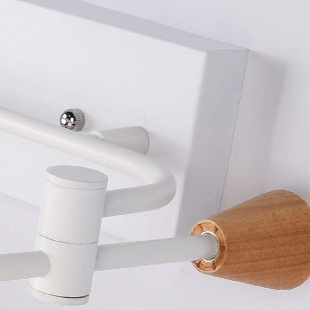 Simplicity Modern Fabric Drum Lampshade Wall Lamp Nordic Bedroom Bedside Reading Lamp Hotel Corridor Aisle Columnar Linen Color Indoor Wall Sconce E27 Home Decor Wall Lamp (Color : White)