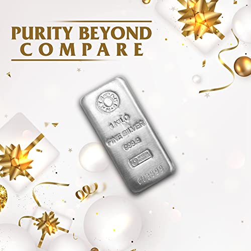Image of MMTC-PAMP (999.9) Purity 1 kg Silver Casted Bar