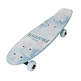 PlayWheels Frozen 2 21-Inch Wooden Cruiser Skateboard - Lightweight with Colorful Frozen Graphics - Great for Kids Ages 5-10 - Beginner-Friendly for Outdoor Fun
