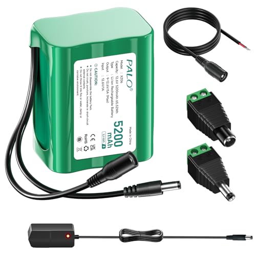 Batterie 12V 5200mAh Lithium pour drone de loisir et phares de pêche nocturne