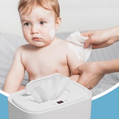 Image of Large capacity baby wet wipes warmer | Fast Heating system and ultra power saver with LED display