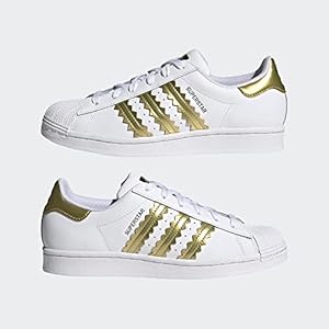Adidas Superstar Tênis feminino, branco, tamanho 36, Branco nuvem