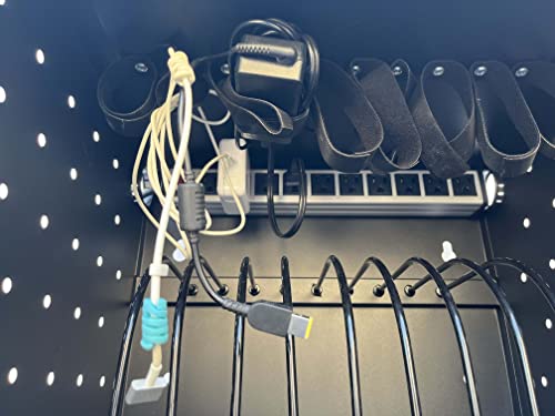 Workington 10-Device Wall Mounted Portable School Charging Cart Station For Chromebook, Tablet And Laptop Computer With Power Strip Included 1002 Black #TOP7