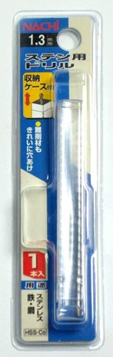 ナチ ステンレス用ドリル 1本入り 1.3ミリ