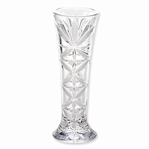 Allmygold Jewelers Small Crystal Decorative Bud Vase 6 Inches High